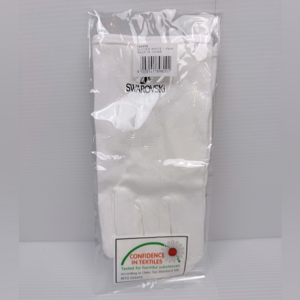 NEW - SWAROVSKI SCS Pair White Cotton Cleaning Handling Gloves Model #189800